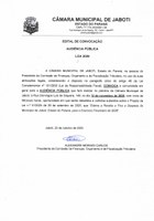 Audiência Pública da LOA 2026